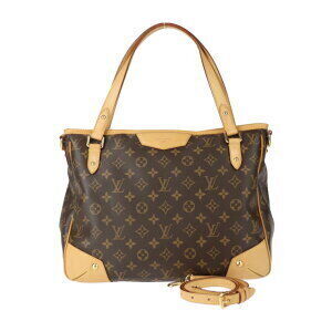 Louis Vuitton Estrela Monogram Tote Bag Brown Leather Shoulder